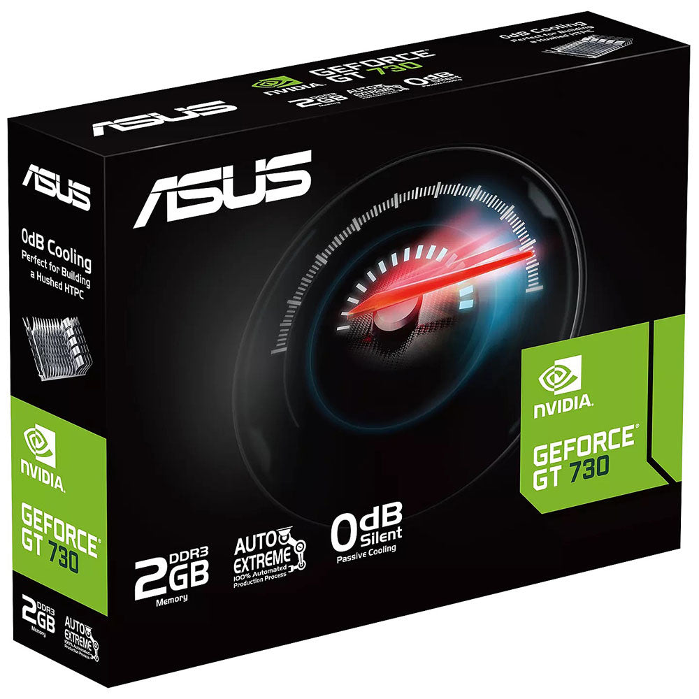 ASUS GeForce GT 730 EVO 2 GB GDDR3 Low Profile Graphics Card