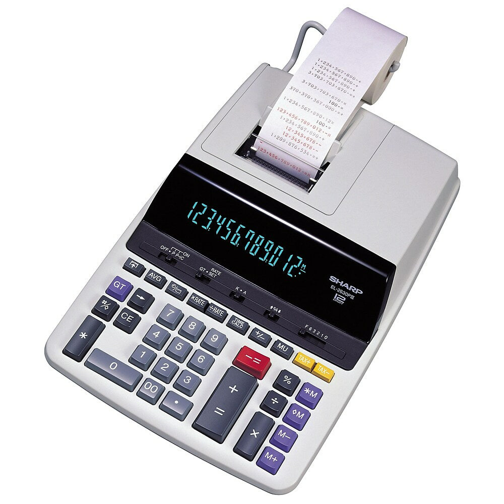 Sharp EL-2630PIII Electronic Printing Calculator