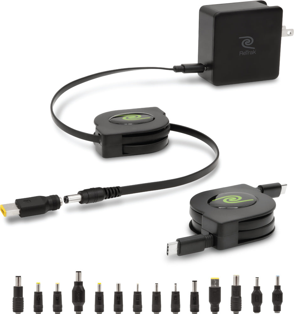 ReTrak ETCHGNBC65U 65W Universal Laptop Charger