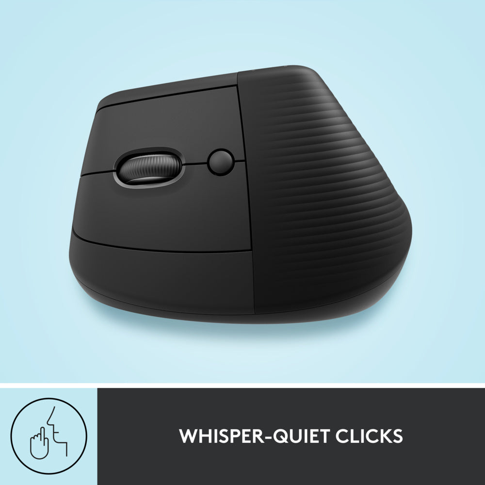 Logitech Lift Left Vertical Ergonomic Mouse Graphite