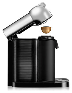 Nespresso Vertuo Coffee and Espresso Breville Machine Chrome