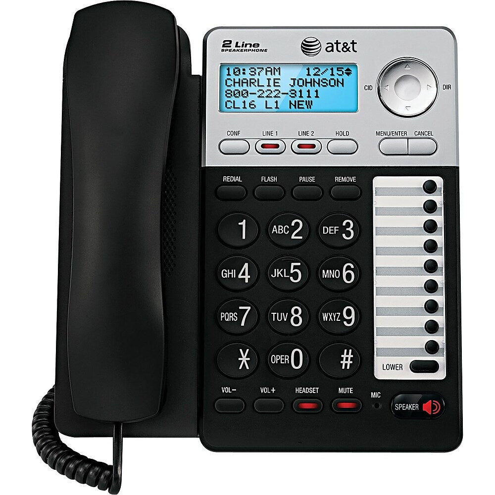 AT&amp;T ML17929 2-Line Corded Speaker Phone