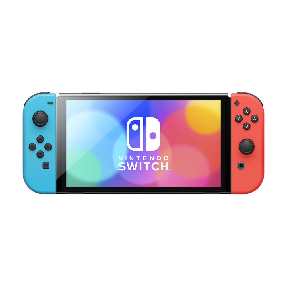 Nintendo Switch OLED Console Red and Blue