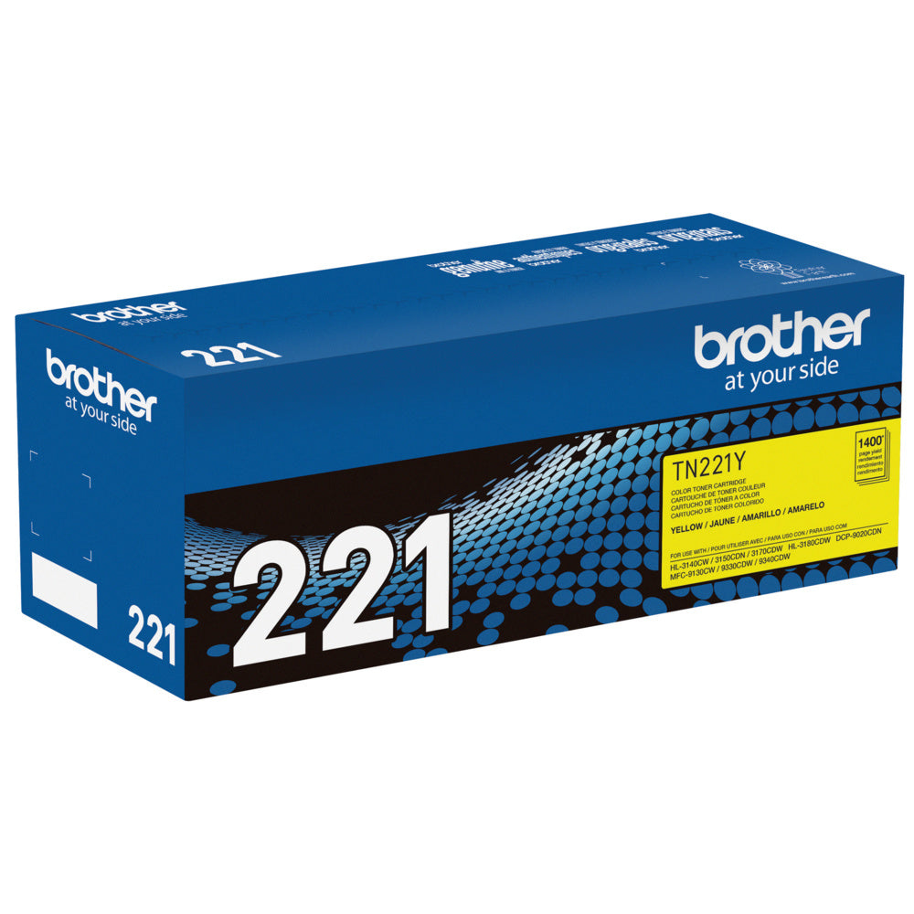 Brother TN221Y Yellow Toner Cartridge