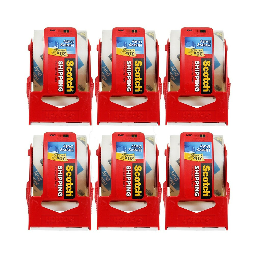 3M Company Scotch Super Strength Sure Start/Packaging Tape 6 Pack