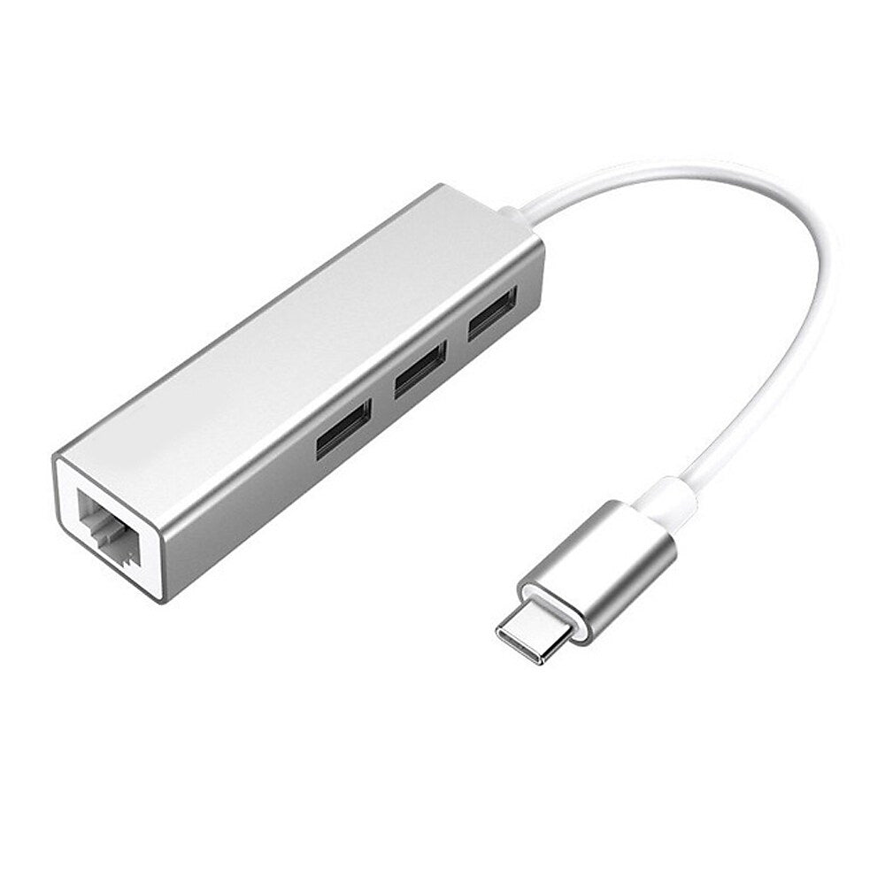 Speedex USB C to Ethernet Adapter with Type C USB 2.0 HUB