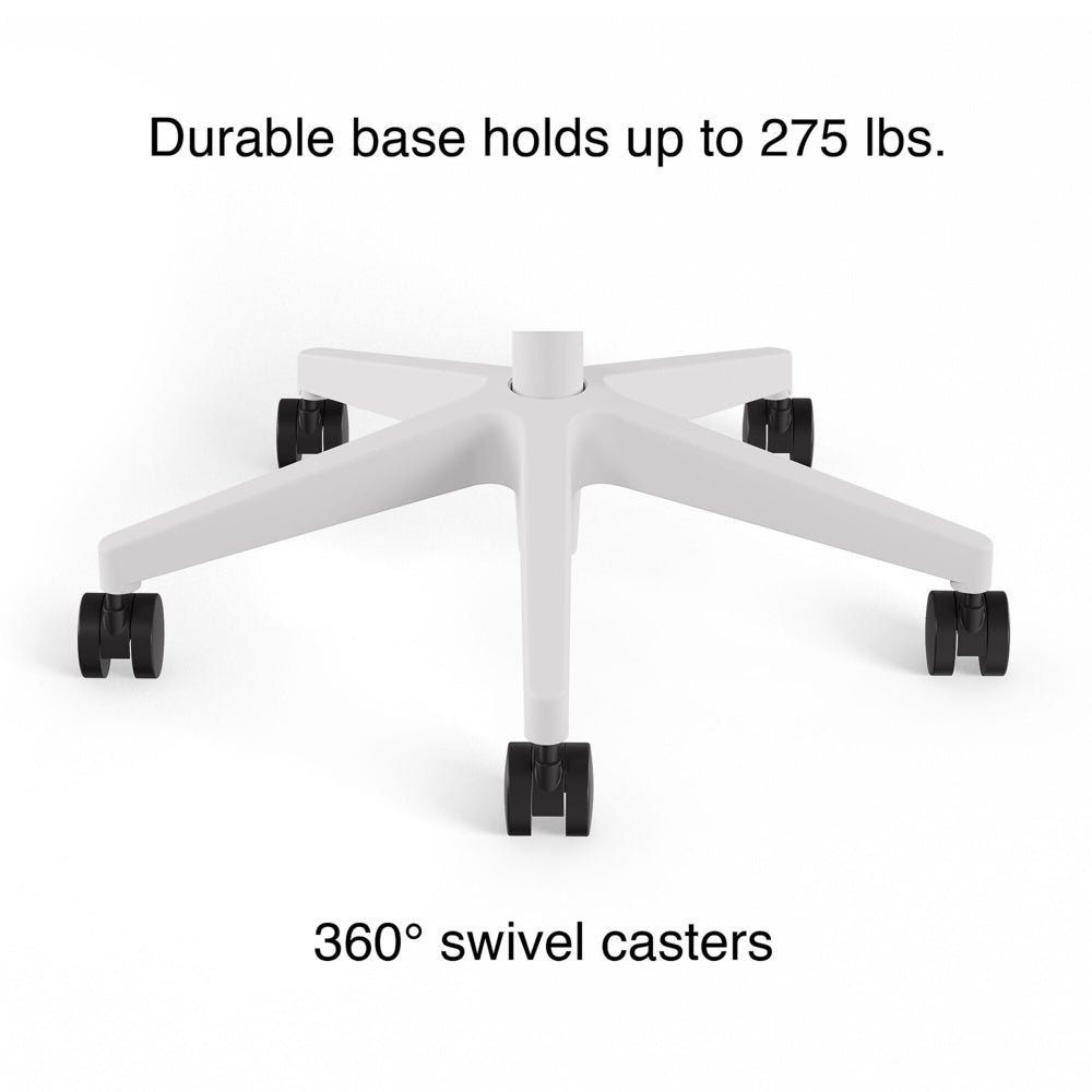 Union and Scale Essentials Mesh Back Fabric Task Chair Grey