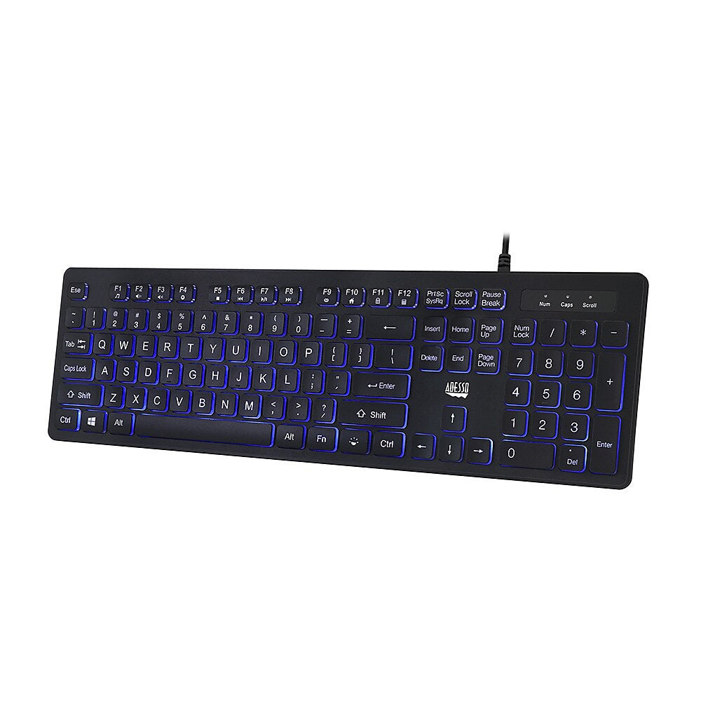 Adesso EasyTouch 139 Large Print Illuminated Keyboard