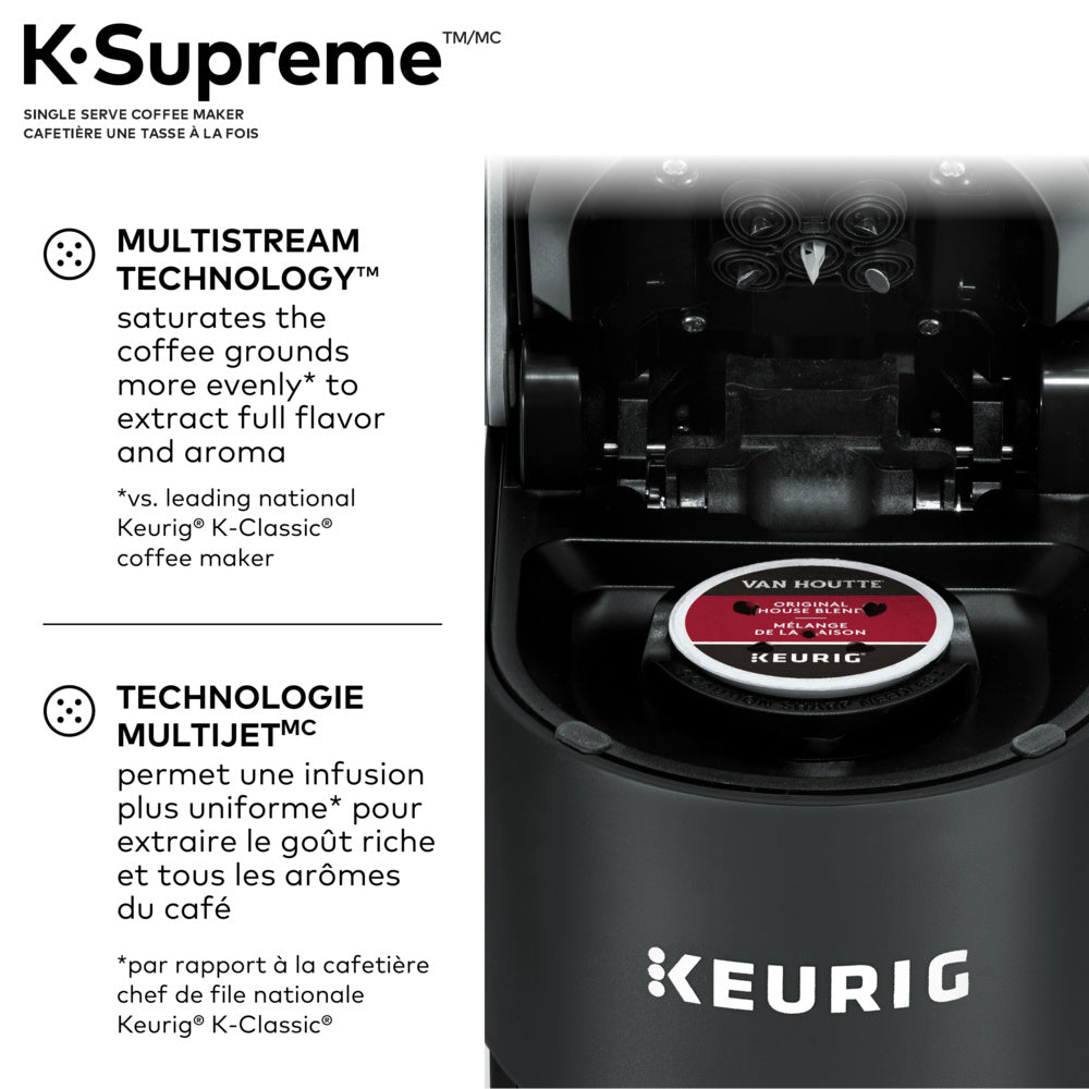 Keurig K-Supreme Single Serve K-Cup Pod Coffee Maker