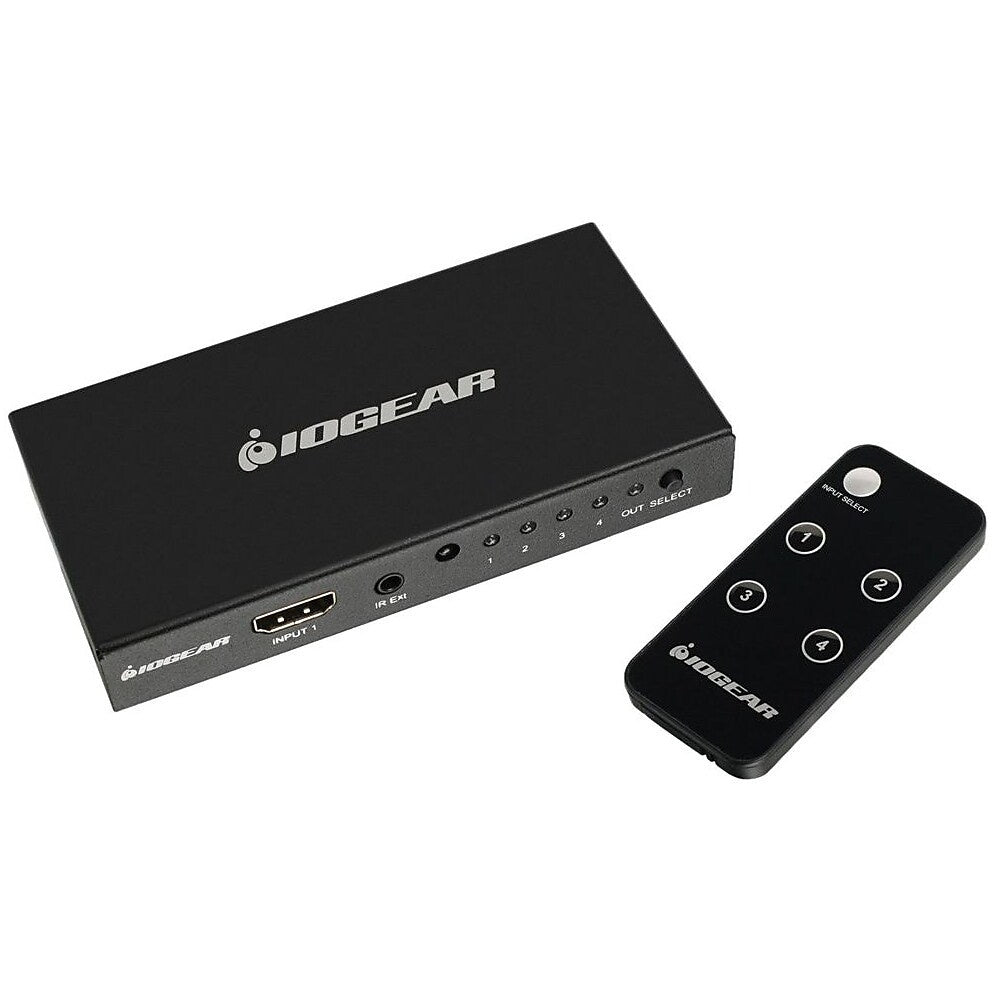 IOGEAR 4 PORT 4K HDMI Switch