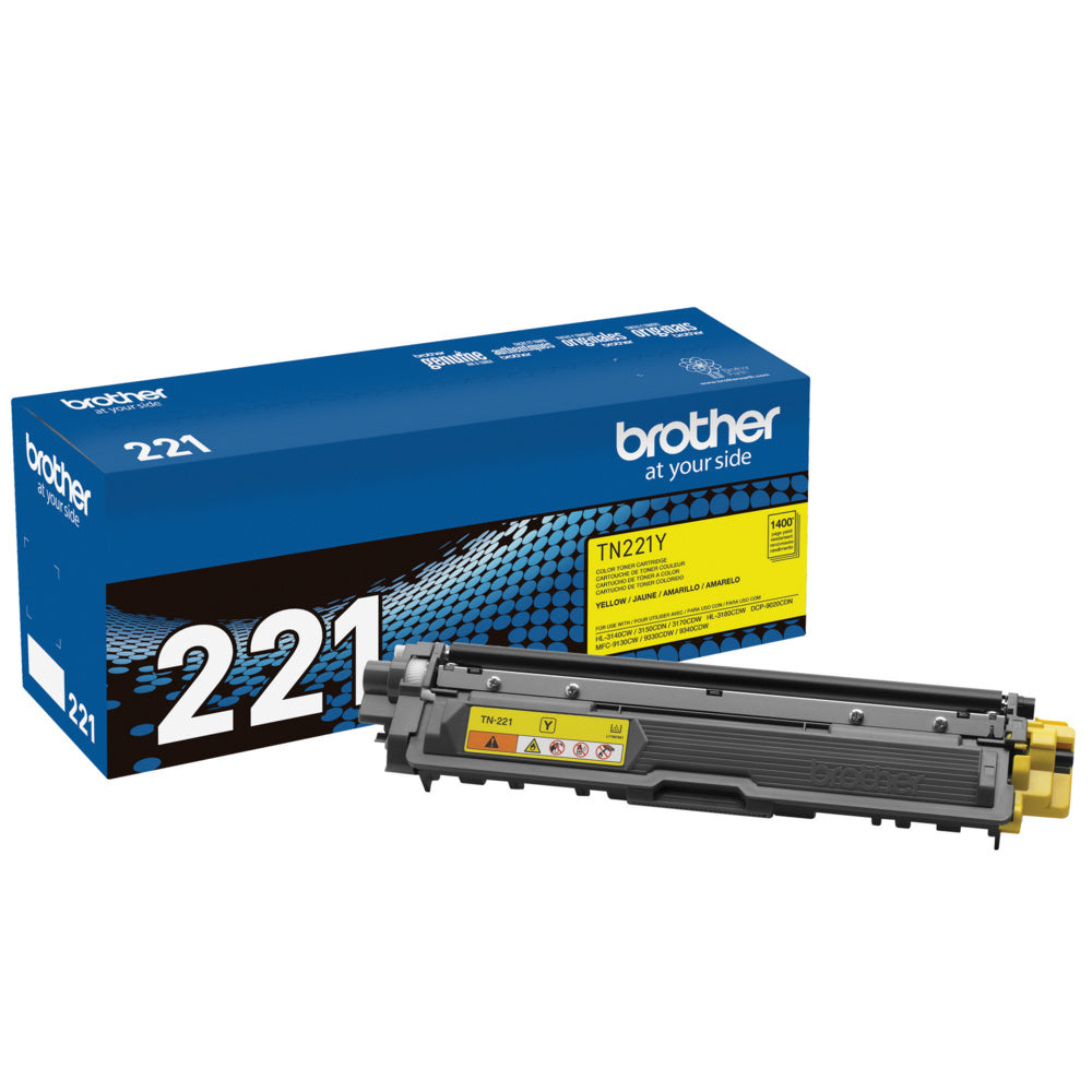 Brother TN221Y Yellow Toner Cartridge