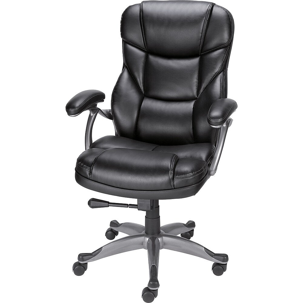 Osgood Bonded Leather High Back Manager's Chair Black