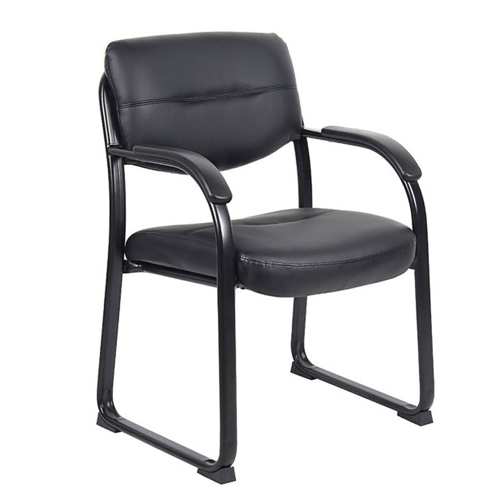 Nicer Furniture Sled Base Side Guest Chair with Arms