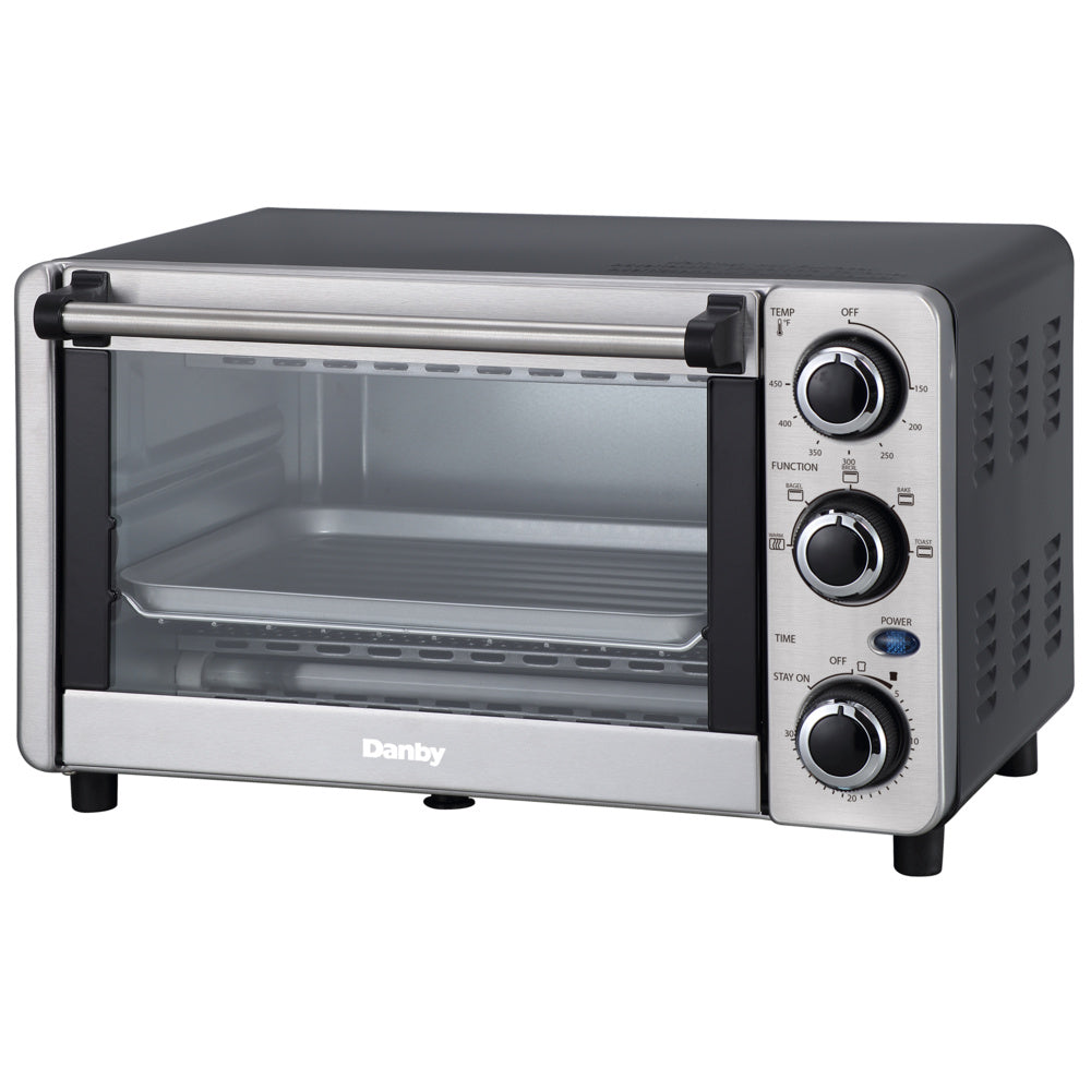 Danby 4-Slice Toaster Oven Stainless Steel