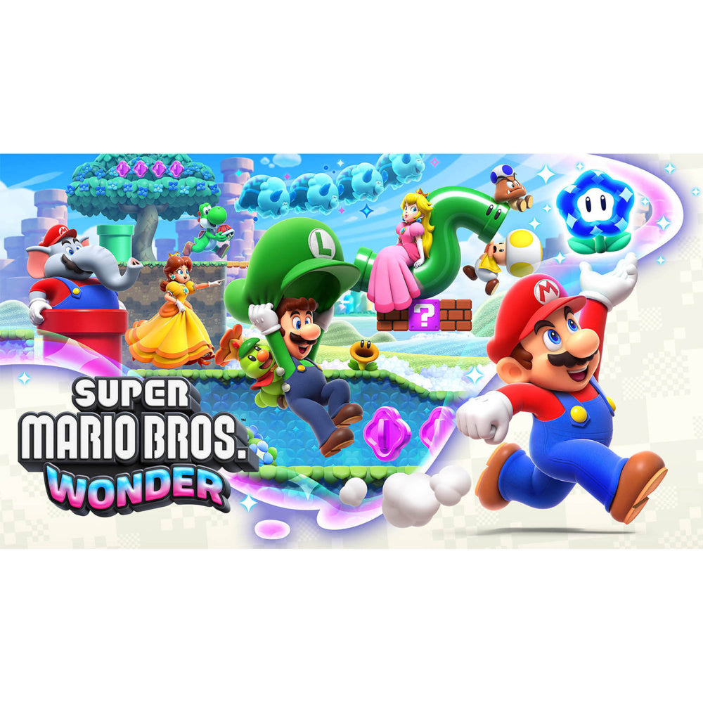 Nintendo Switch OLED Mario Bros Wonder Bundle Console