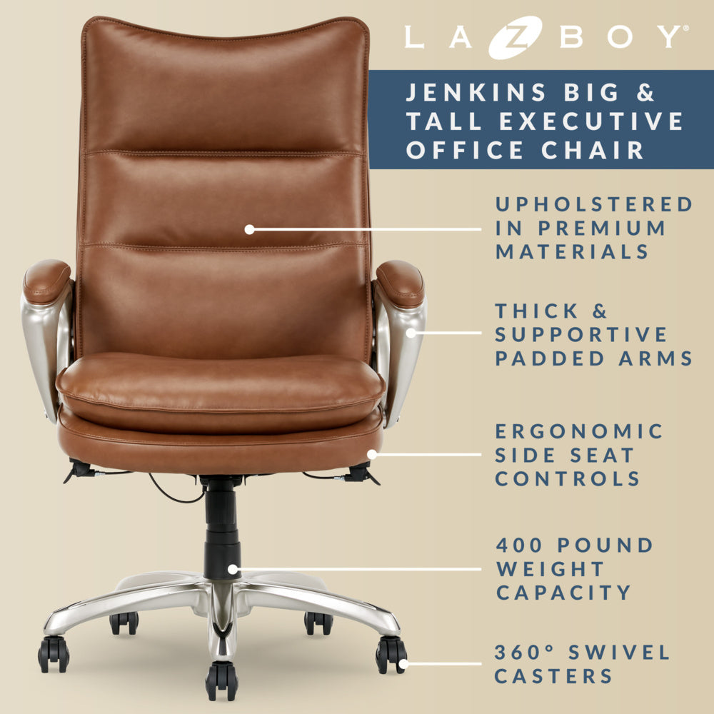 La-Z-boy Jenkins Executive Chair Camel