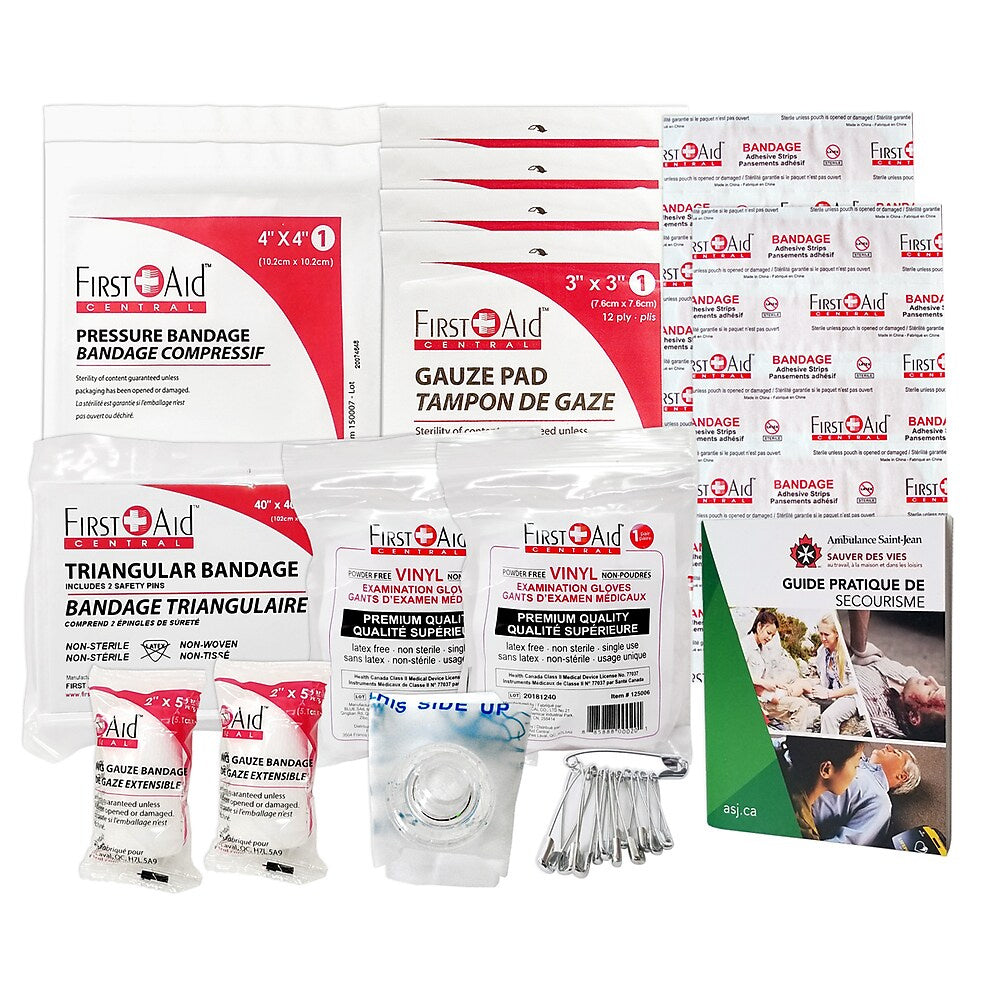 First Aid Central Ontario Section 8 Regulation First Aid Kit