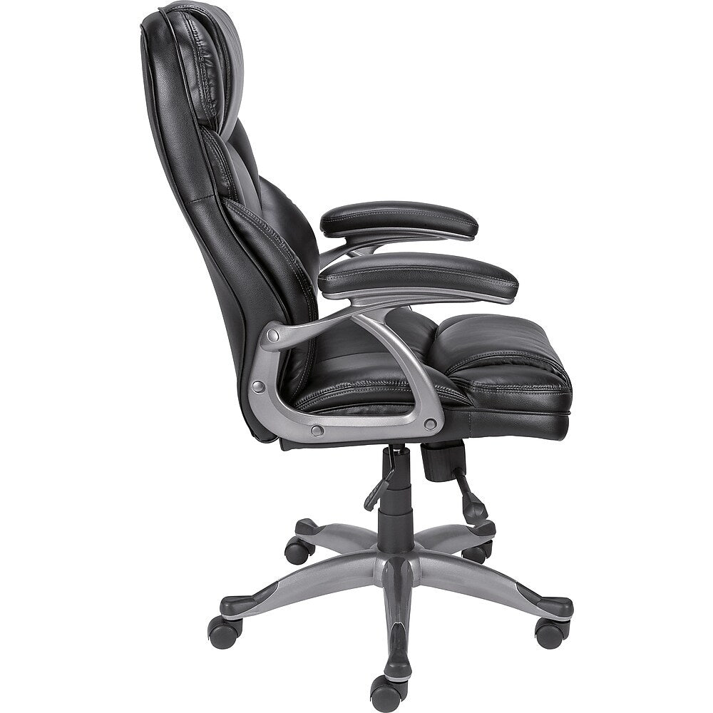 Osgood Bonded Leather High Back Manager's Chair Black