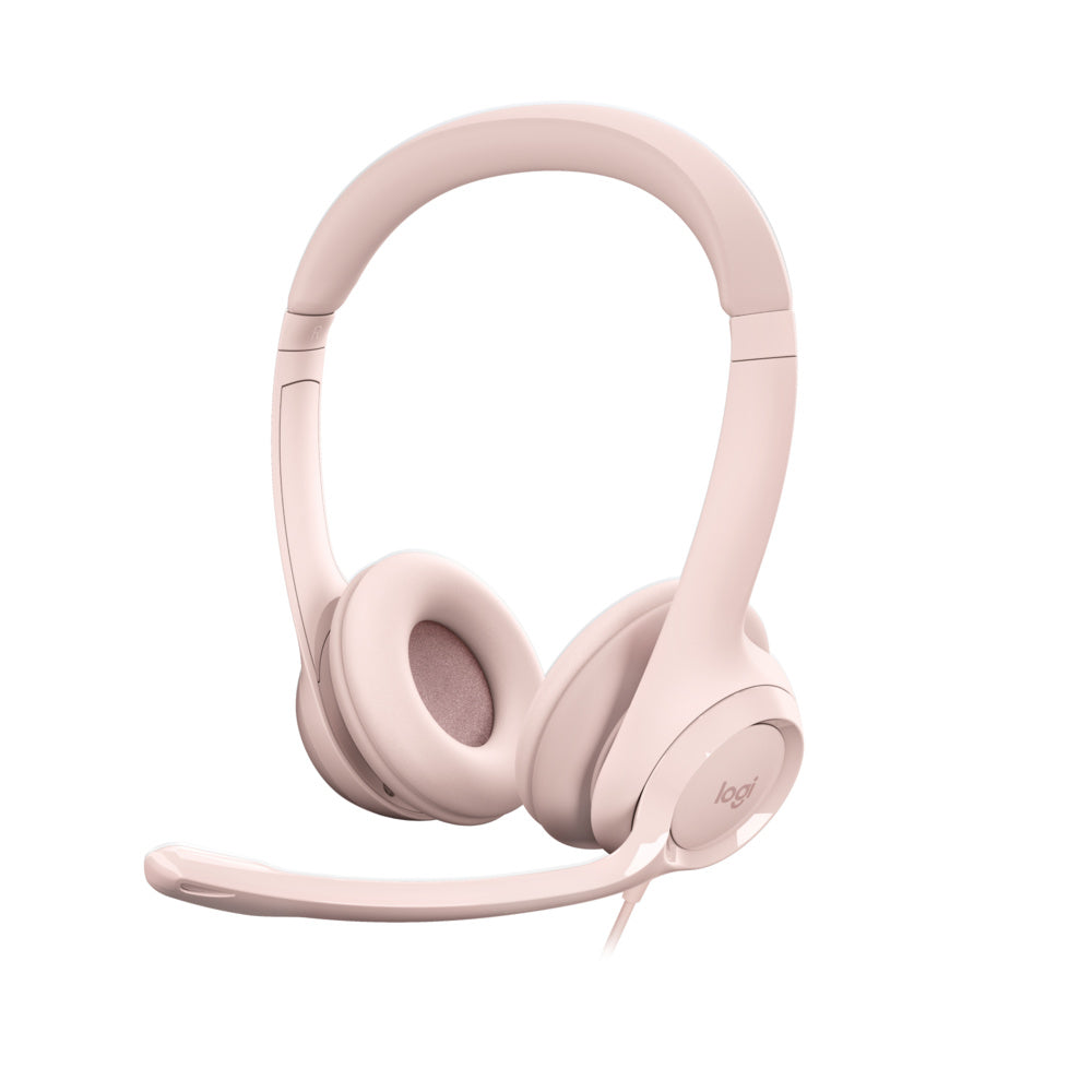 Logitech H390 Wired Stereo Headset Pink