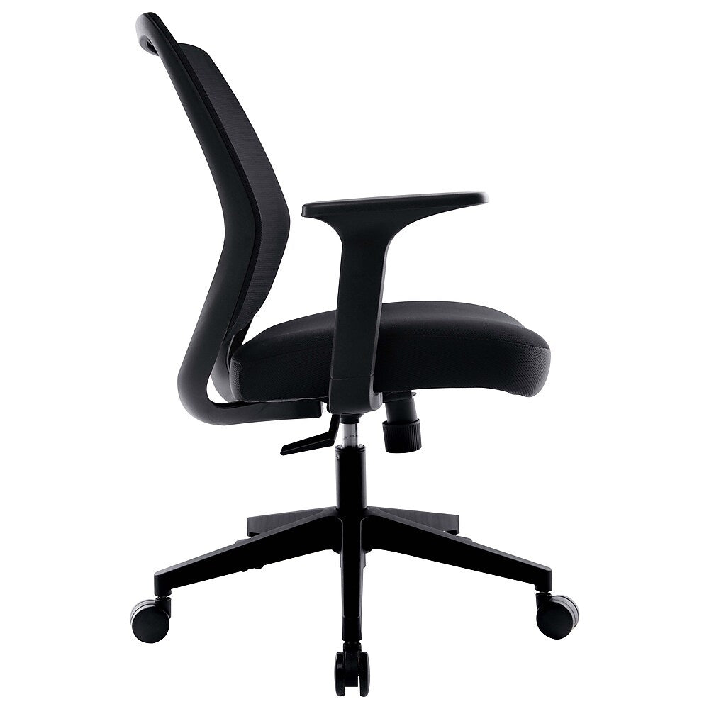 Union & Scale Essentials Mesh Back Fabric Task Chair Black