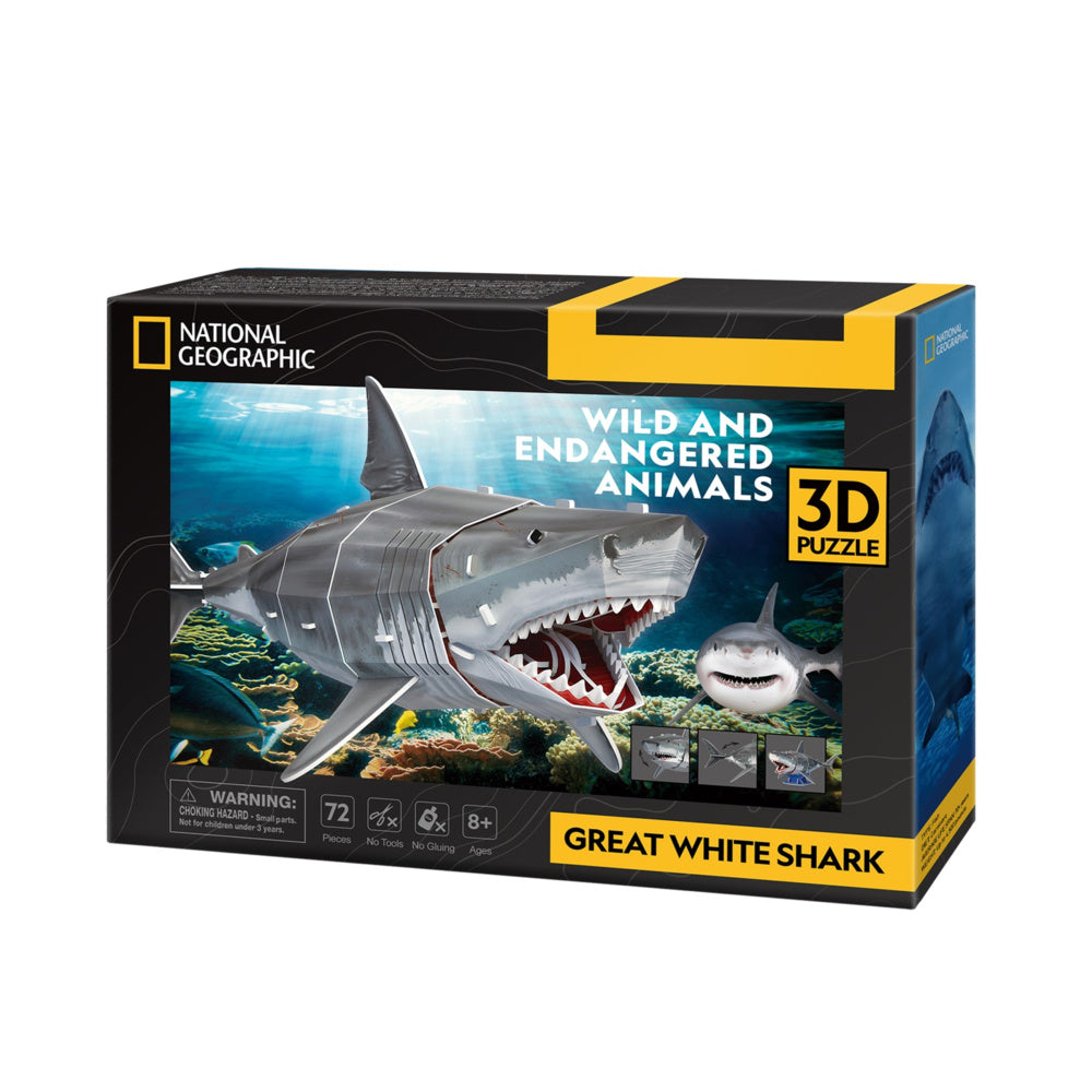 National Geographic 3D Puzzle Great White Shark