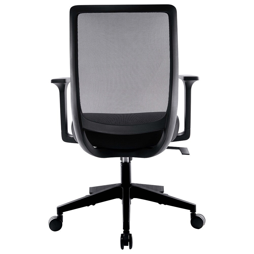 Union & Scale Essentials Mesh Back Fabric Task Chair Black
