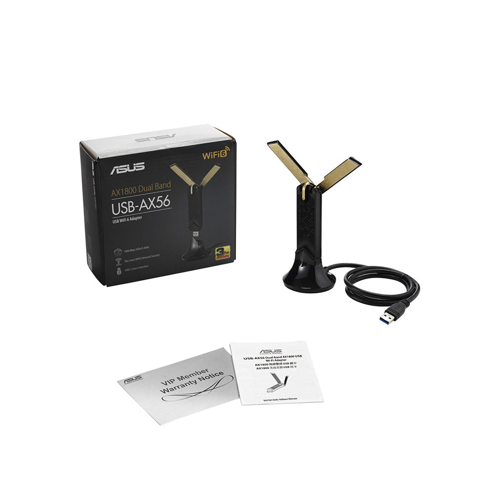 ASUS USB-AX56 WiFi 6 AX1800 Dual Band USB Adapter