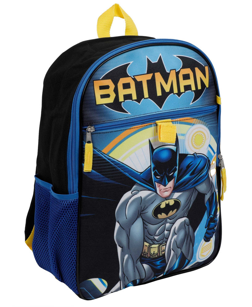 Bioworld Batman 5-Piece Youth Backpack Set