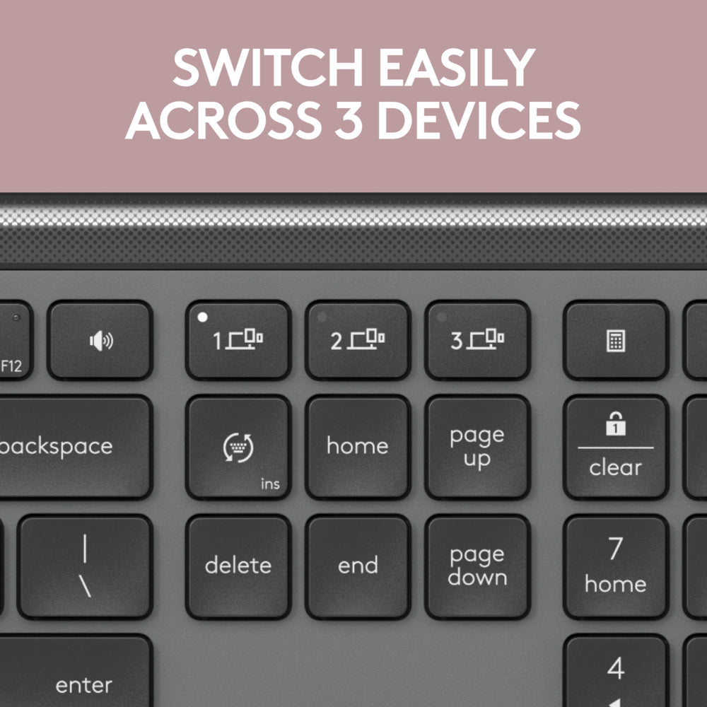 Logitech Signature Slim K950 Wireless Keyboard Graphite