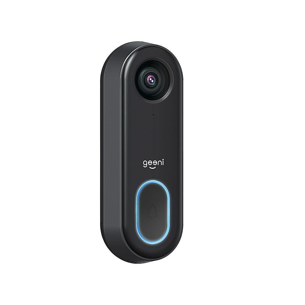 Geeni DoorPeek Smart Wi-Fi Doorbell Black