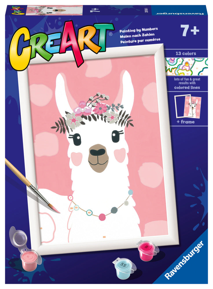 Ravensburger CreArt No Drama Llama Painting by Numbers