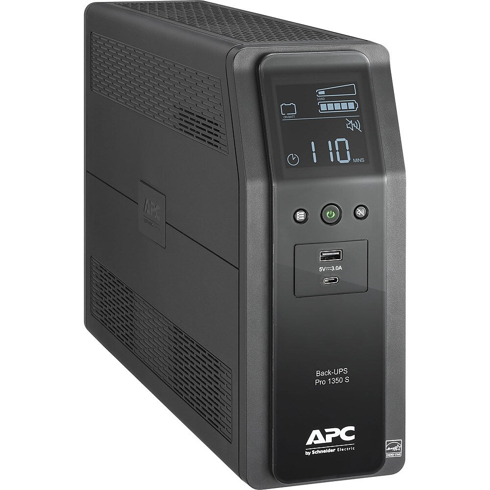 APC Back-UPS Pro 1350VA BR1350MS1UNC Battery Backup