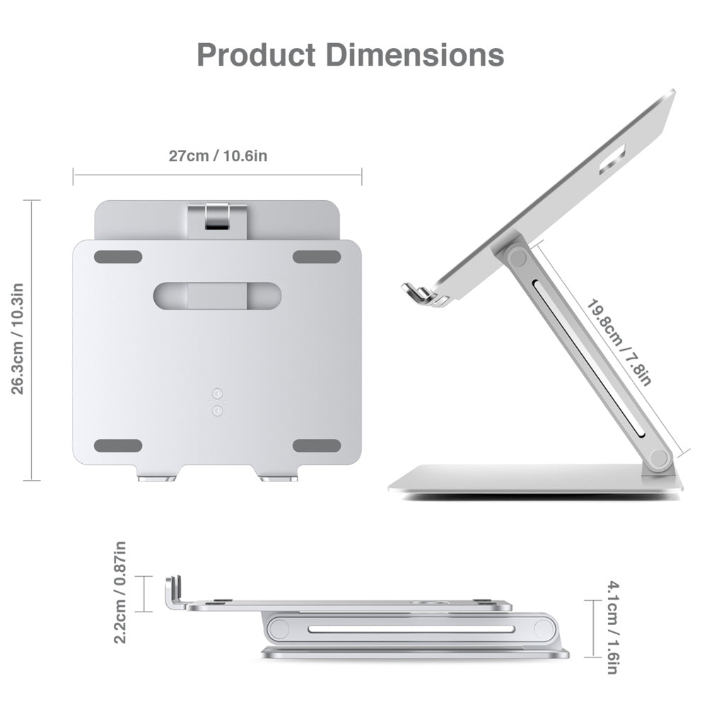 ShoppingAll Adjustable Ergonomic Laptop Stand Riser
