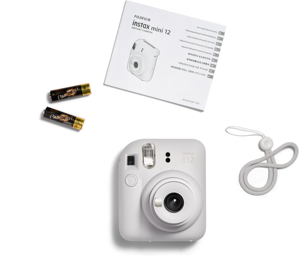 Fujifilm Instax Mini 12 Instant Camera Clay White