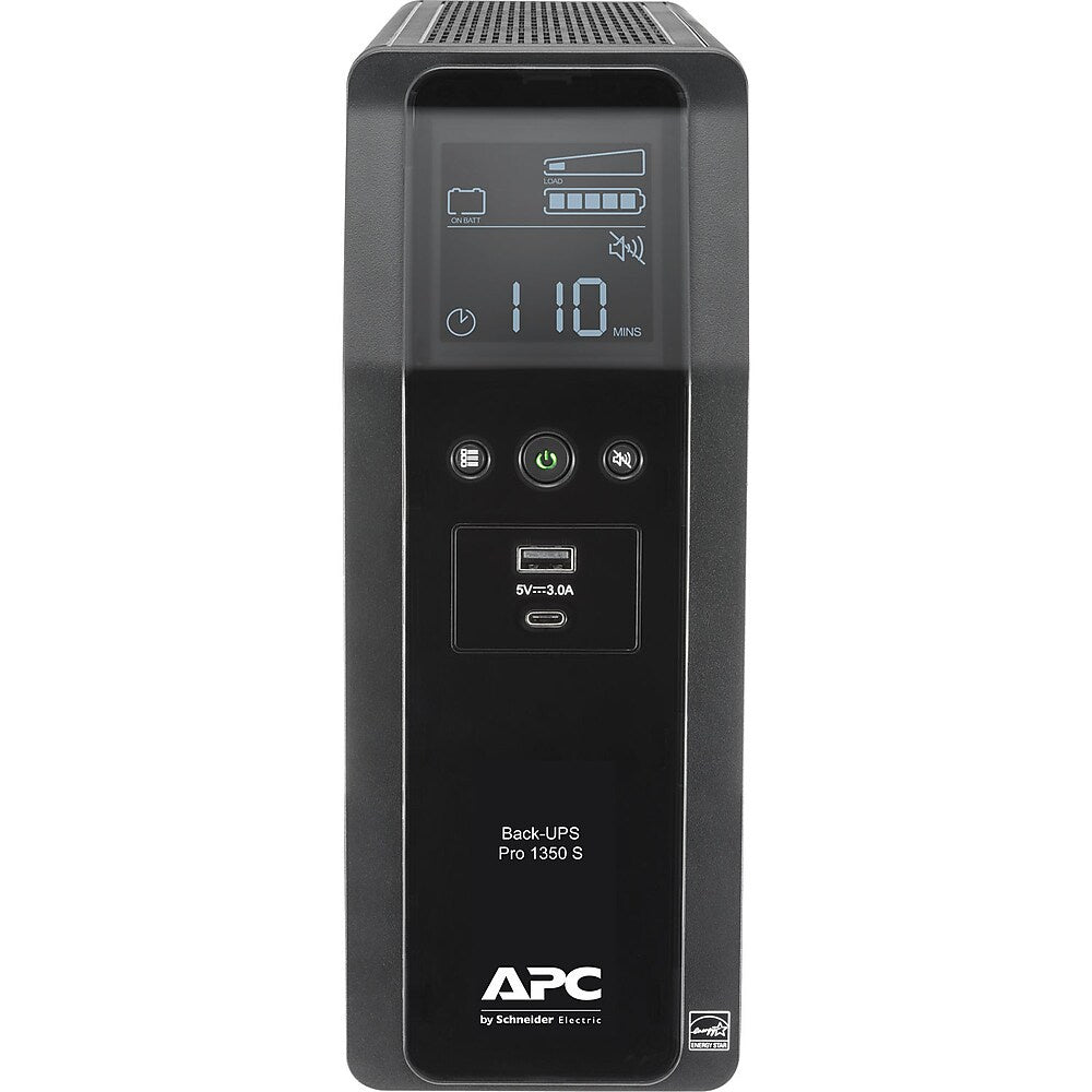 APC Back-UPS Pro 1350VA BR1350MS1UNC Battery Backup