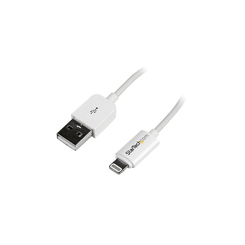 StarTech 10ft Apple 8-pin Lightning Connector to USB Cable White