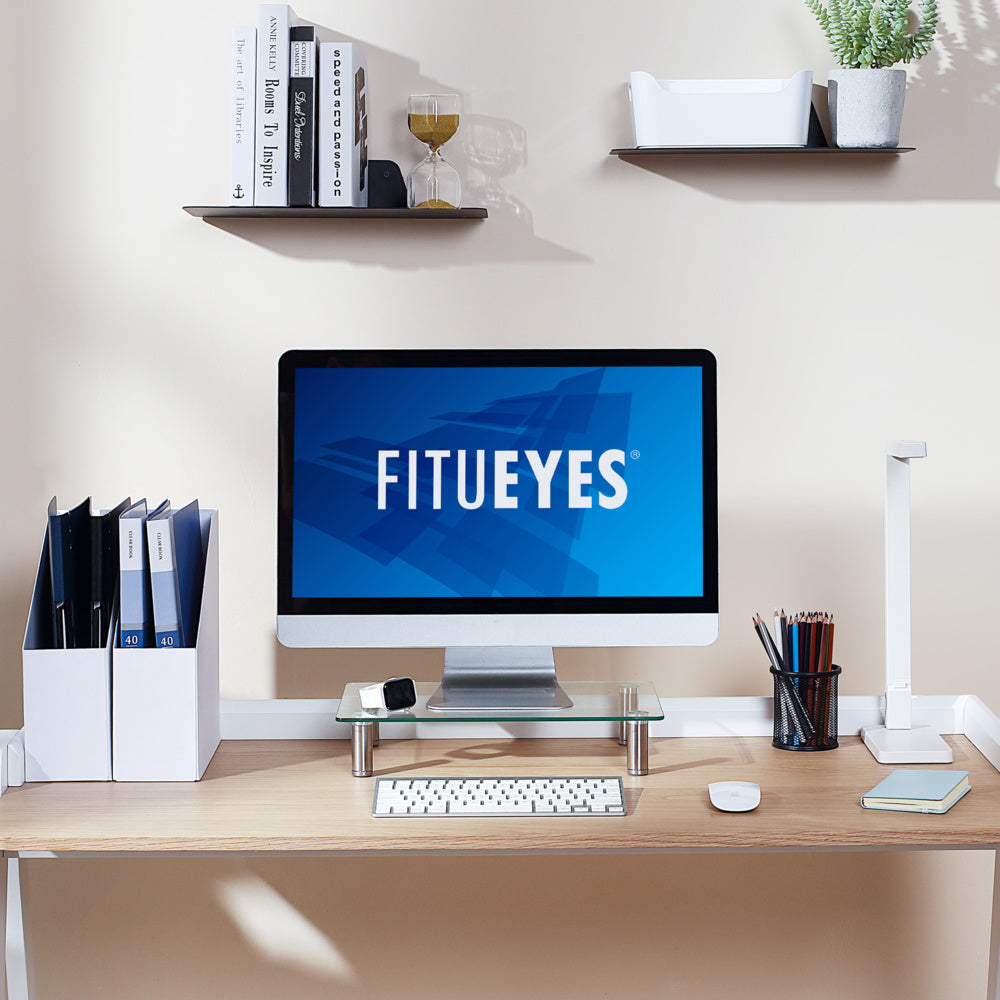 Fitueyes Clear Monitor Stand