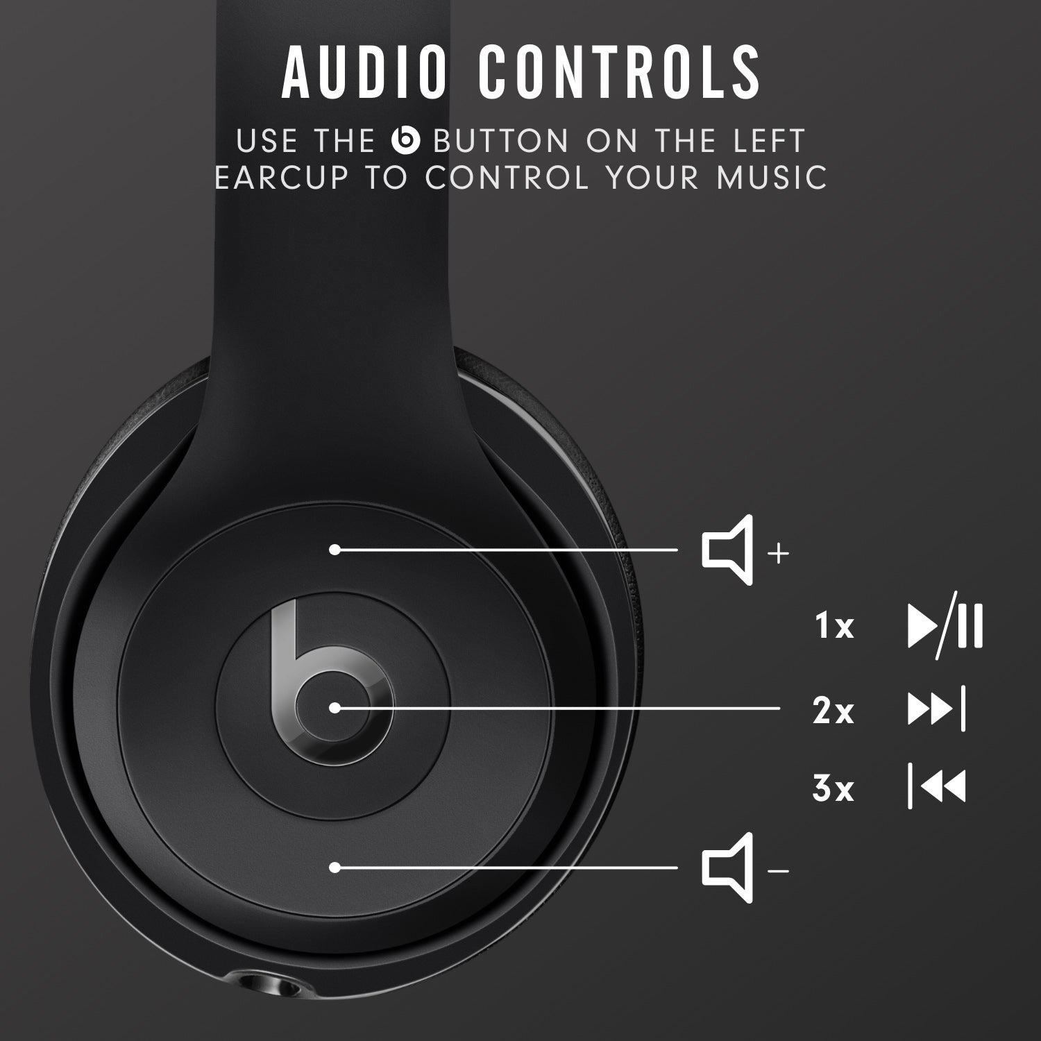 Beats Solo3 MX432LL/A Headphones Black