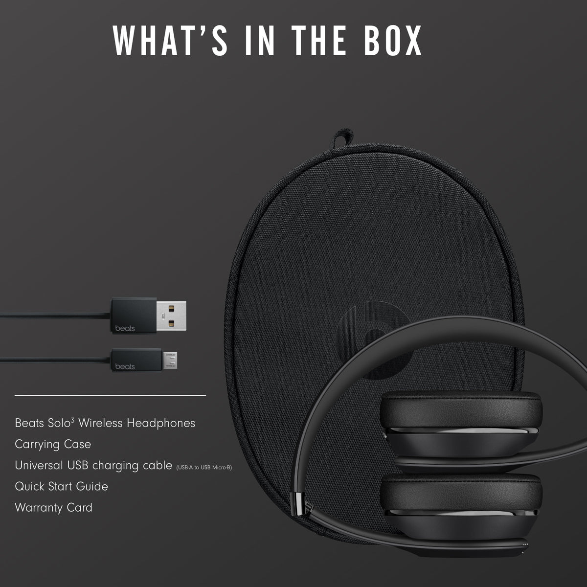 Beats Solo3 MX432LL/A Headphones Black