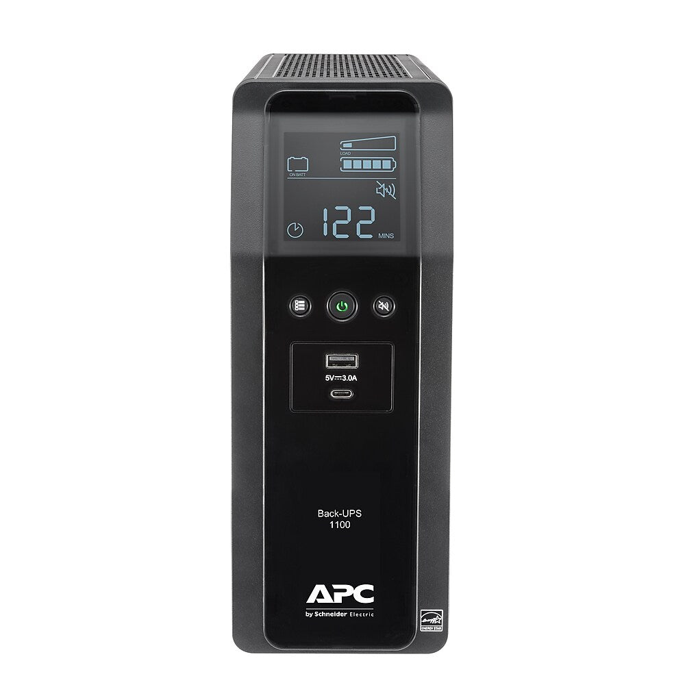 APC Back-UPS Pro 1500VA BN1500M2-CA Tower 10-Outlet Battery Backup