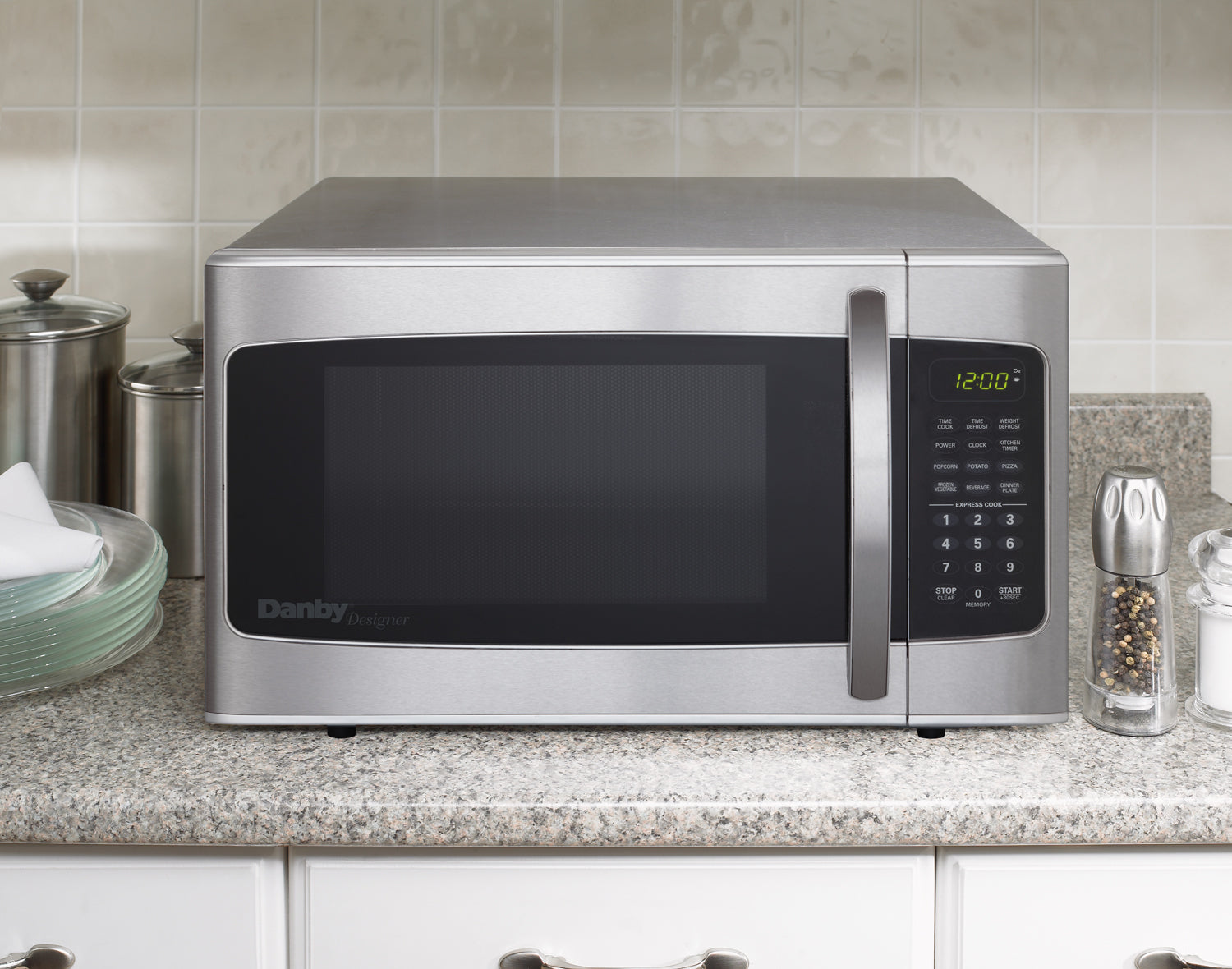 Danby Designer DMW111KSSDD Stainless Steel Microwave