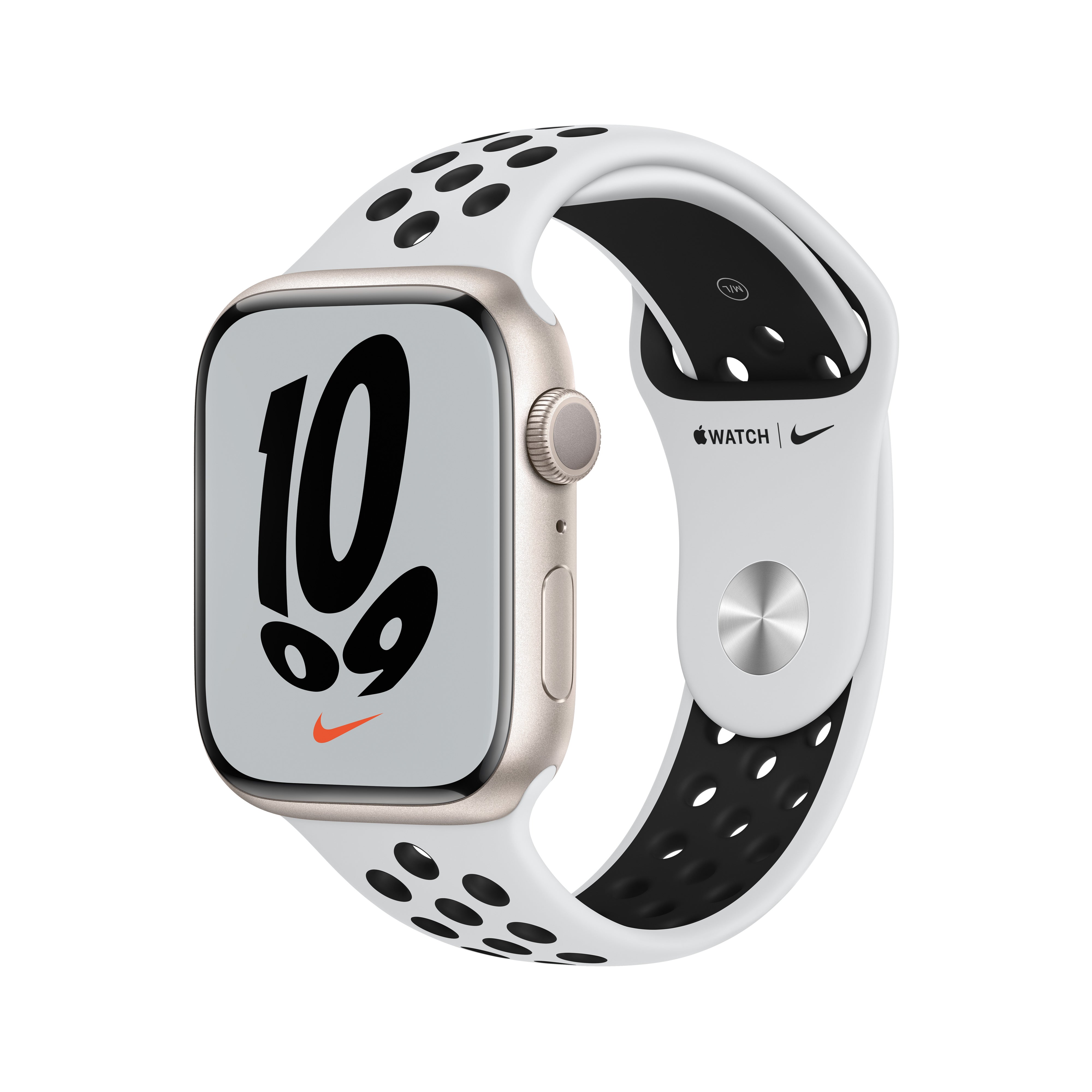 Apple Watch Nike Series 7 MKNA3VC/A 45mm Starlight - SurplusbyDesign