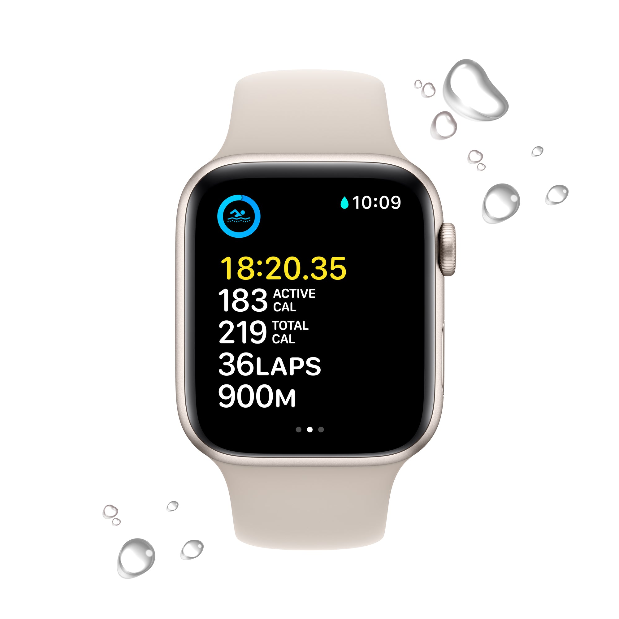 Apple Watch SE MNJX3VC/A 44mm Starlight